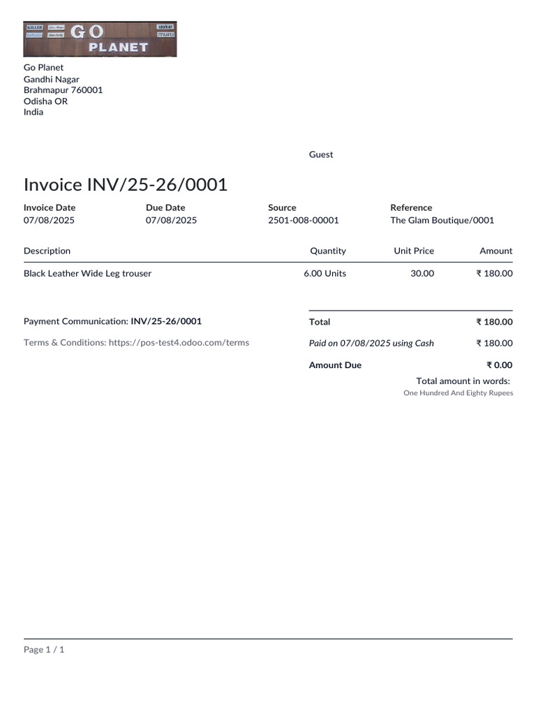 Inv 25-26 0001 | PDF