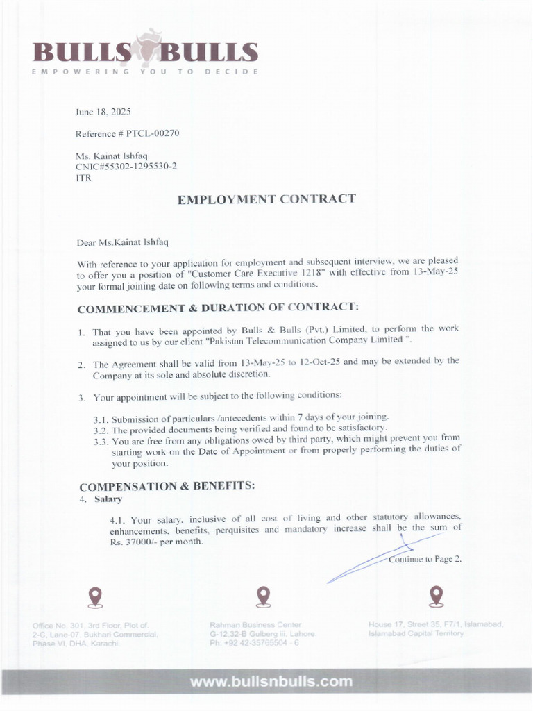 EC Letter | PDF