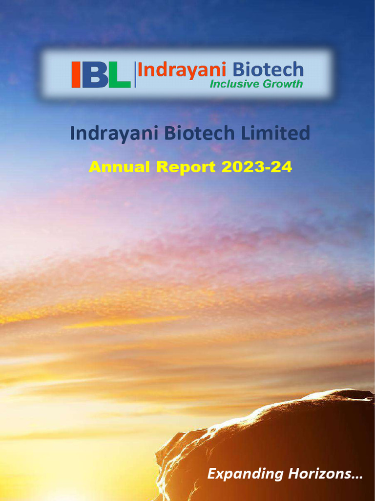 Indrayani Biotech Annual Report 2023-24 | PDF | Board Of Directors ...