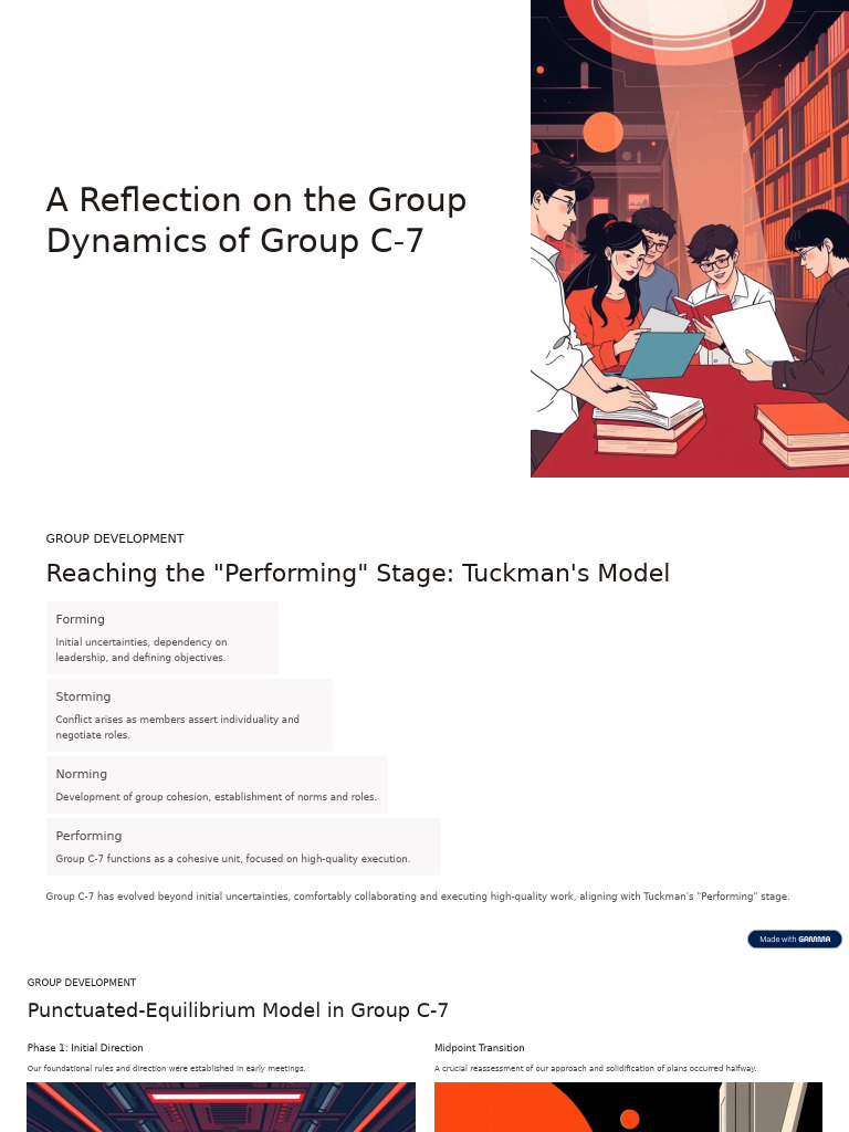 A Reflection On The Group Dynamics of Group C 7 | PDF | Group ...