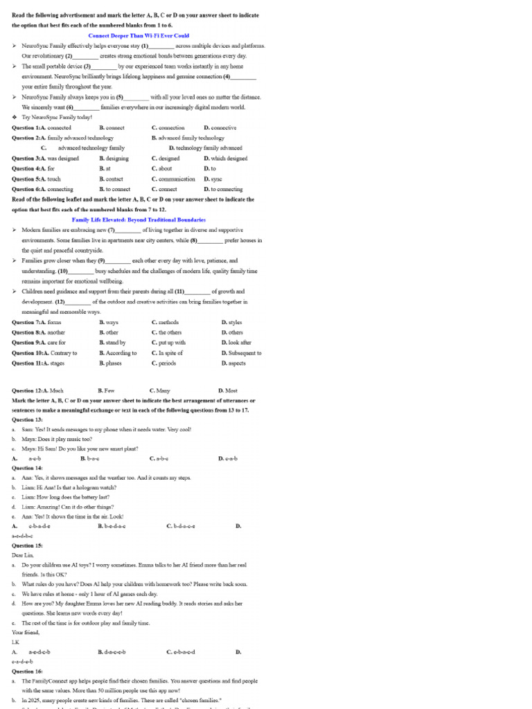 10 Unit 1 Mới | PDF