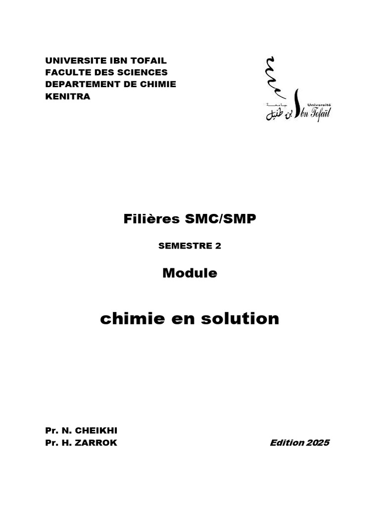 Équilibre acido-basique en chimie | PDF | Concentration molaire | Ph