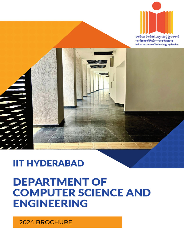 IIT Hyderabad CSE Department Overview | PDF | Machine Learning ...