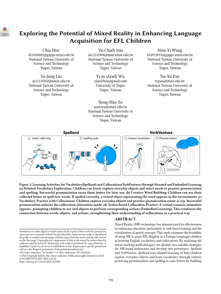 Exploring The Potential of Mixed Reality in Enhancing Language | PDF ...