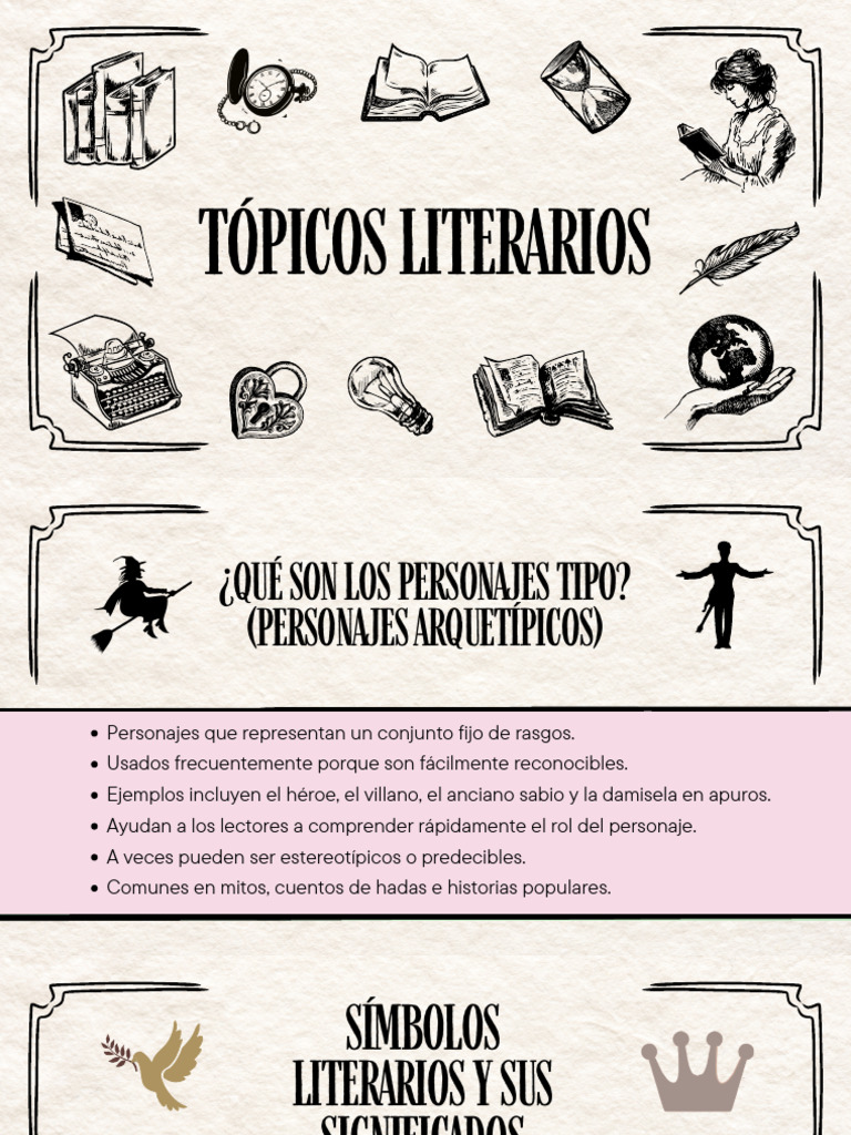 Tópicos Literarios y sus Significados | PDF
