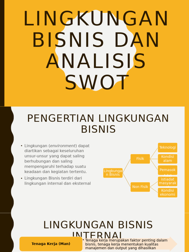 Analisis SWOT dalam Lingkungan Bisnis | PDF