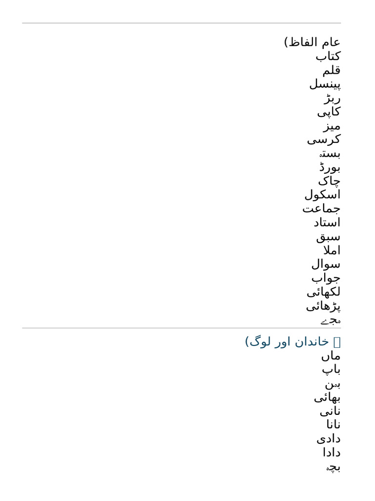 Urdu 2 | PDF