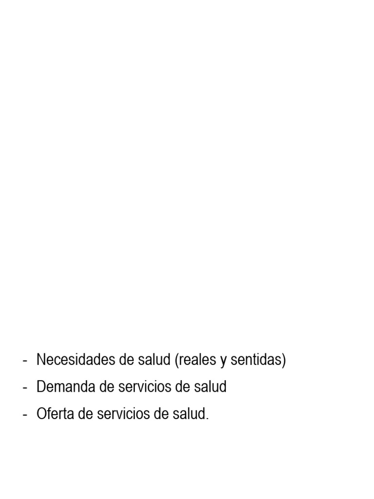 Demanda y Oferta en Servicios de Salud | PDF | Mercado (economía ...