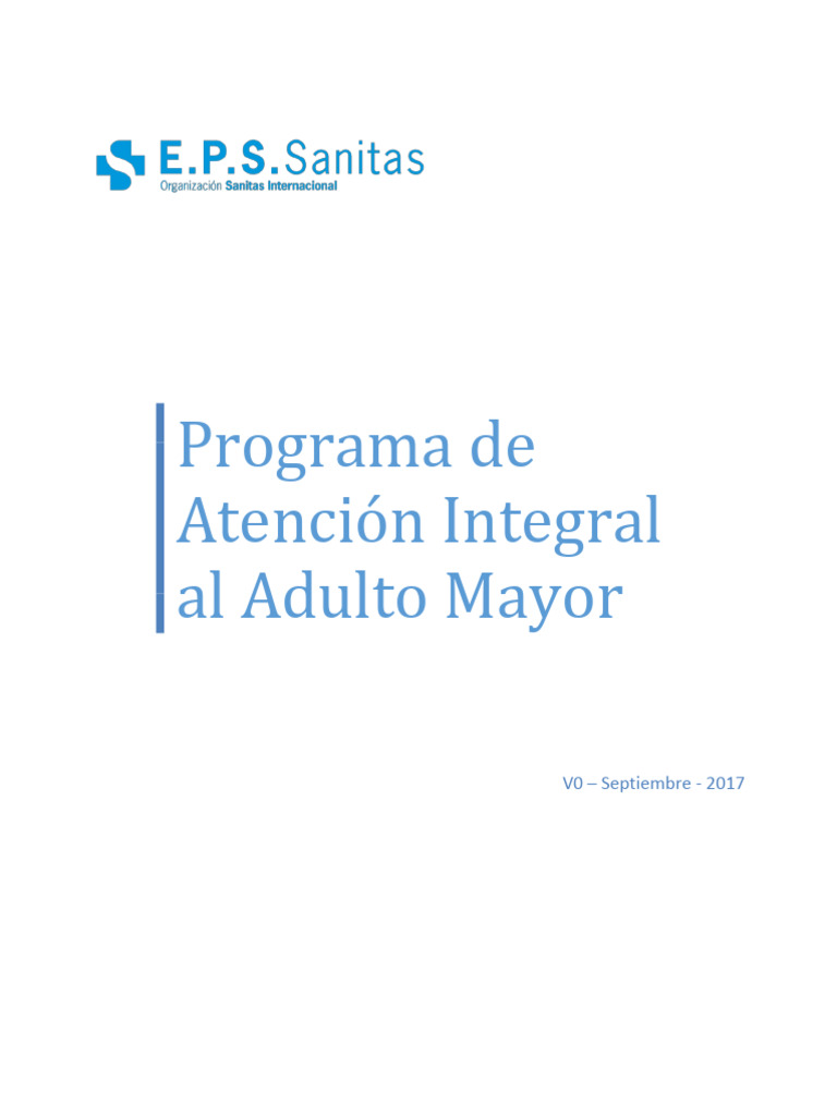 Atención Integral para Adultos Mayores | PDF | Vejez | Adultos