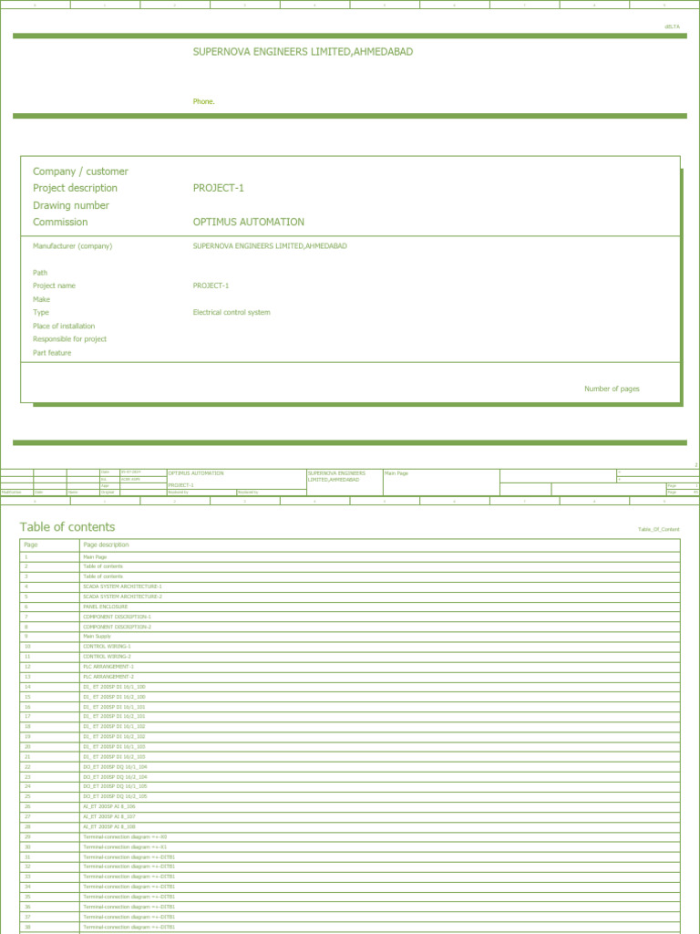 Project-1 Electrical Control System | PDF | Telecommunications ...