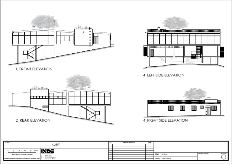 Elevation Drawings for Civil Engineering | PDF