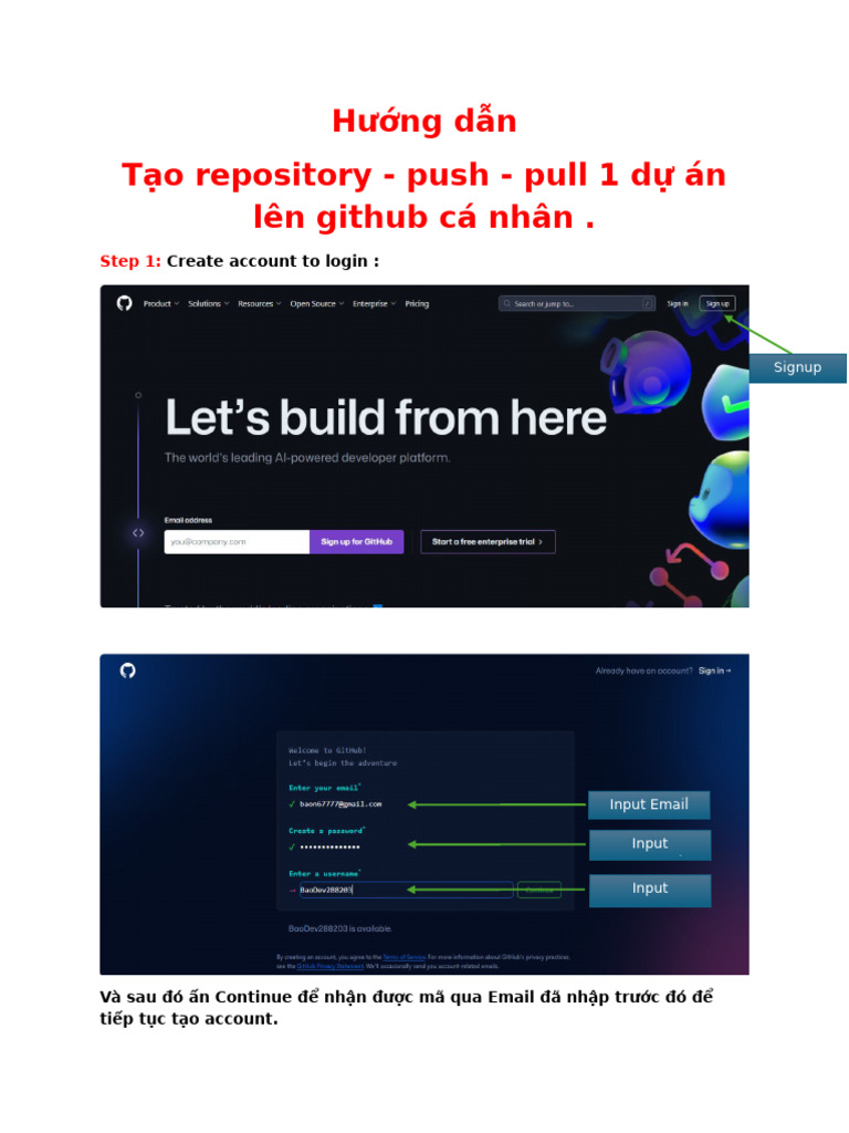 Hướng Dẫn Git Bash | PDF