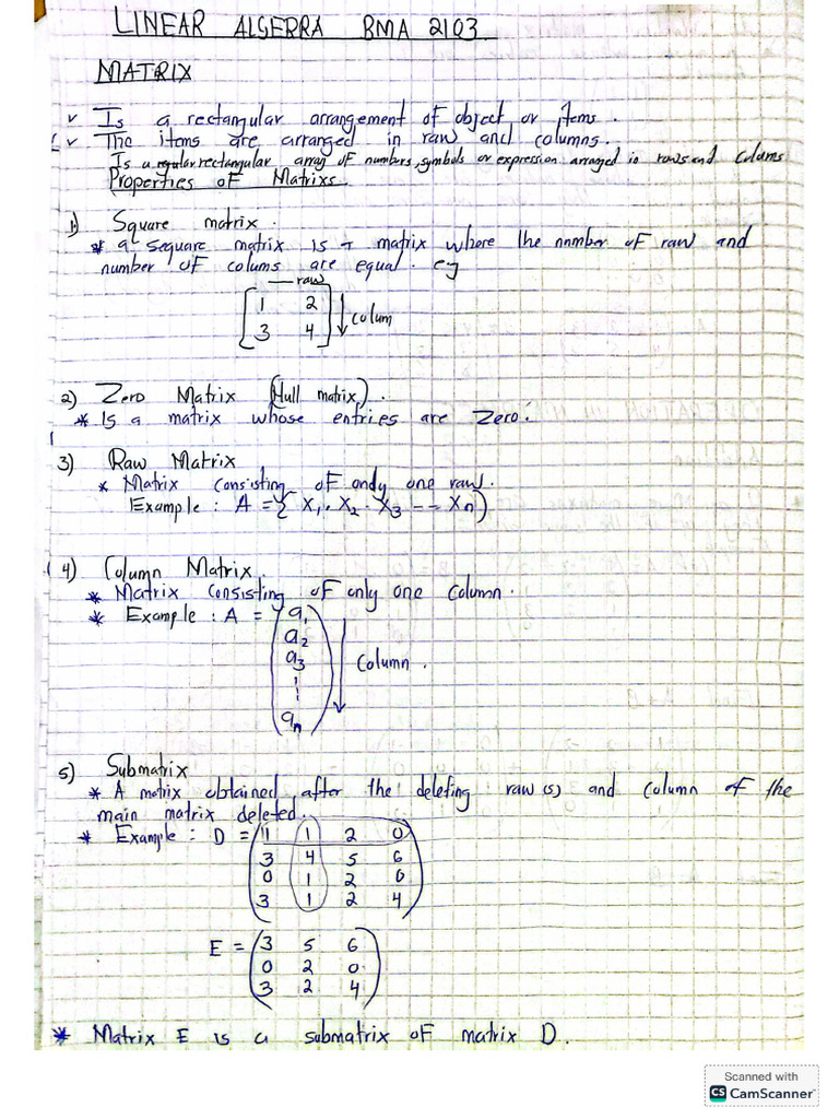 Linear Algebra | PDF