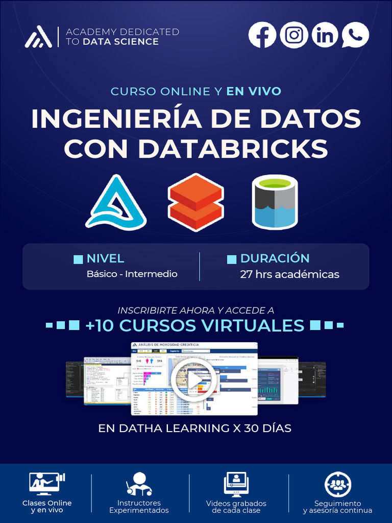 Brochure Ingeniería de Datos Con Databricks | PDF | Microsoft Azure ...