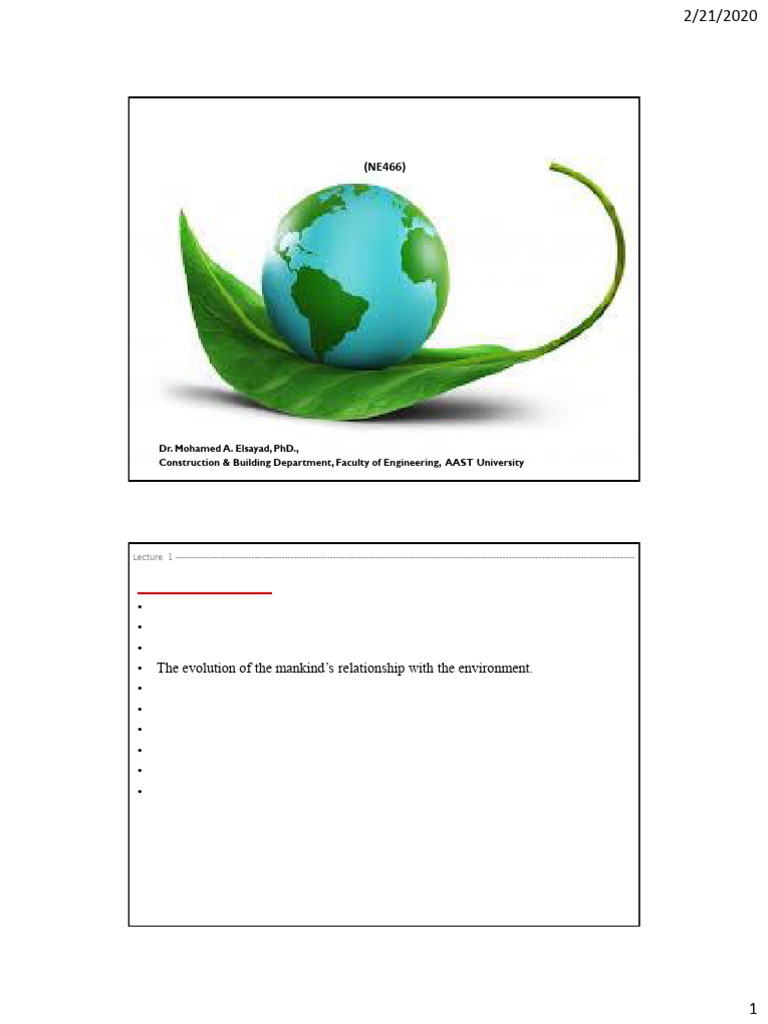 Introduction to Environmental Science | PDF | Quantitative Research ...