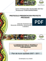 Protocolo Proyectos PROCEDAS