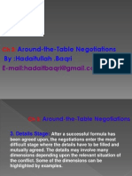 CH 3 Around The Table Negotiations 1 By: Hadaitulalh Baqri
