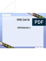 Bab 4-Tipe Data