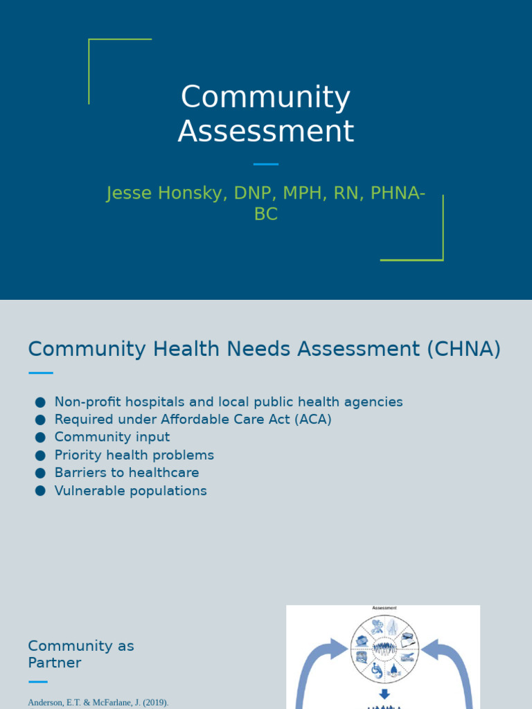 Community Health Needs Assessment Guide | PDF