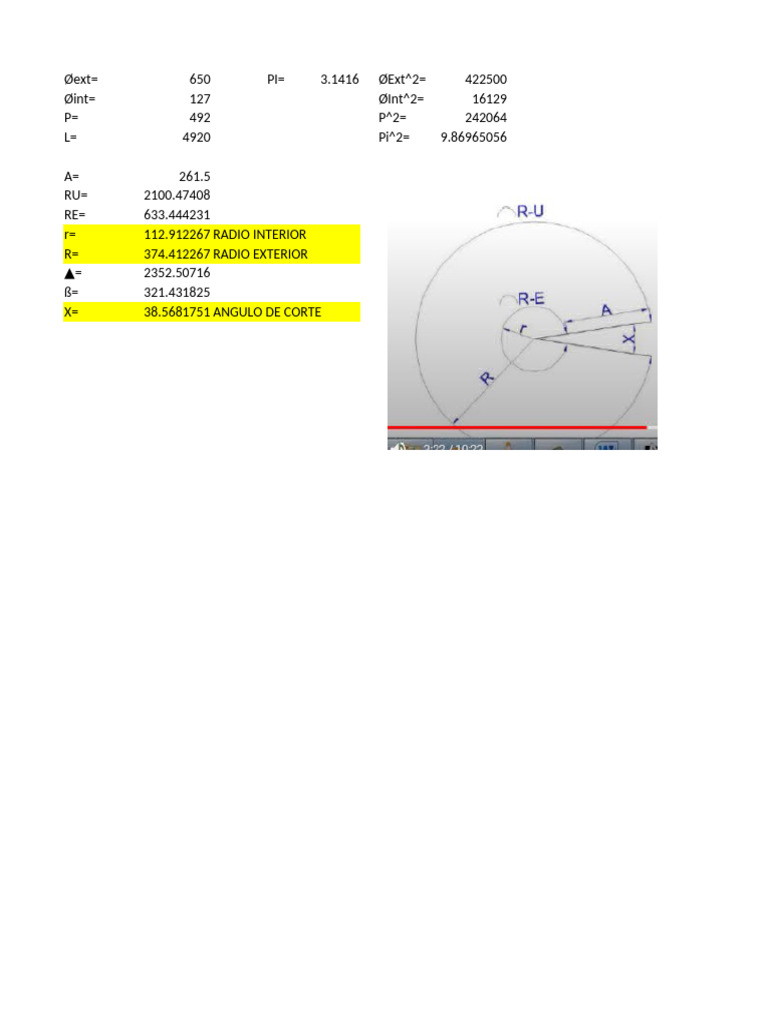 Calculo Aspa | PDF