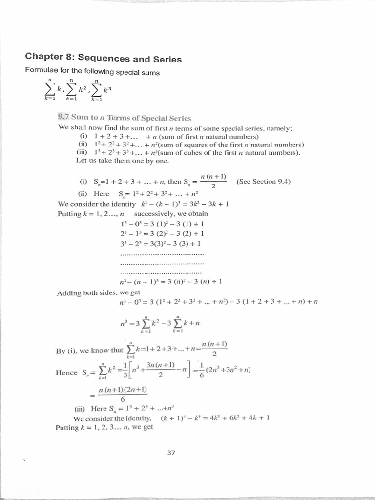 Sequences and Series | PDF
