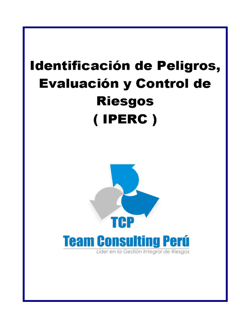 Manual IPERC: Identificación y Control de Riesgos | PDF | Combustión ...