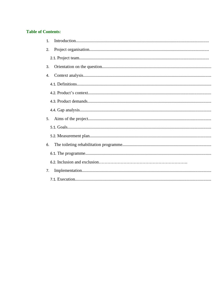 Toileting Rehabilitation Program Overview | PDF | Physical Medicine And ...