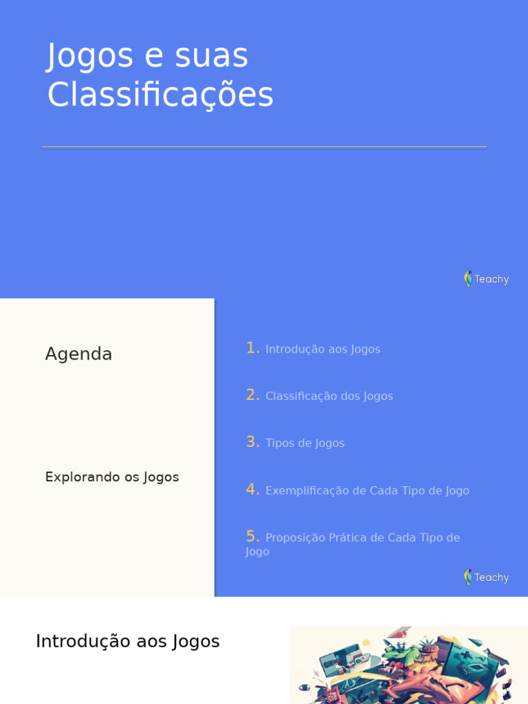 Classificação dos Jogos e Tipos | PDF