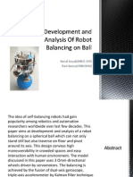 Self-balancing Robot on Spherical Ball