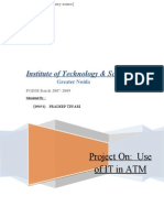 Project On: Use Ofitinatm: Institute of Technology & Science