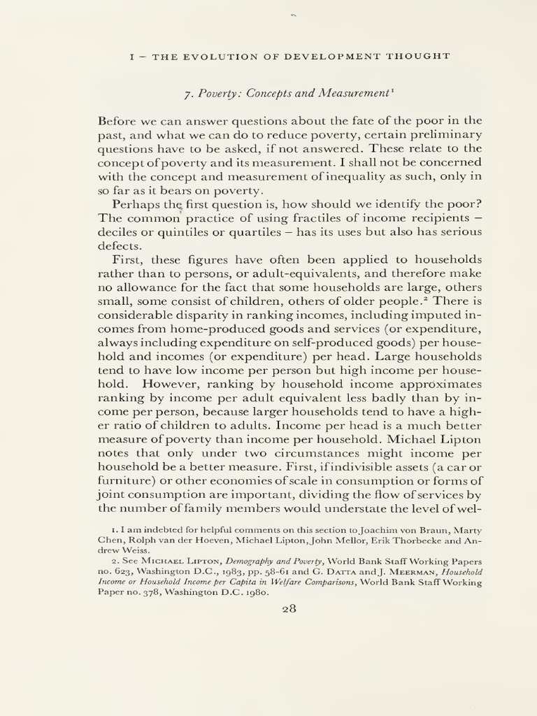 Understanding Poverty: Concepts & Measures | PDF | Cost Of Living | Poverty