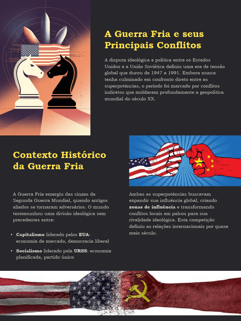 Conflitos da Guerra Fria: Uma Análise | PDF | Guerra Fria | União Soviética
