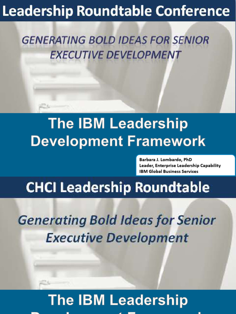 IBM - Roundtable Leader Conference | PDF | Leadership | Ibm