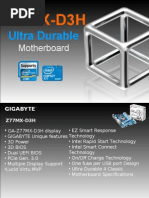 Download Gigabyte GA-Z77MX-D3H Motherboard by GIGABYTE UK SN89922501 doc pdf
