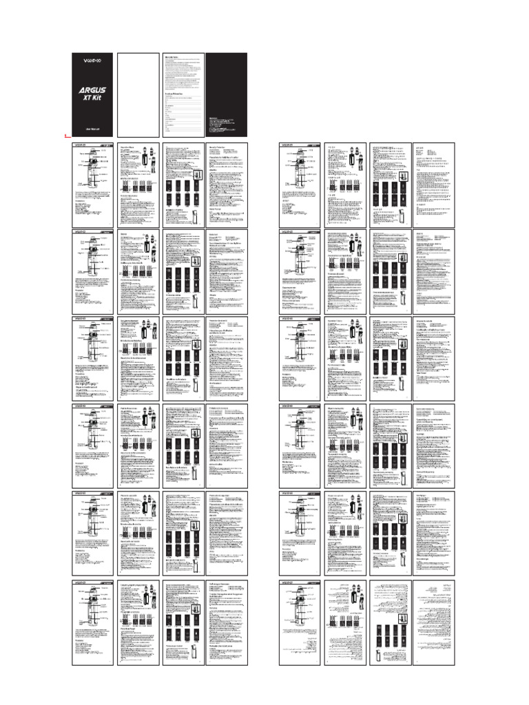 Argus XT Kit - User Manual | PDF