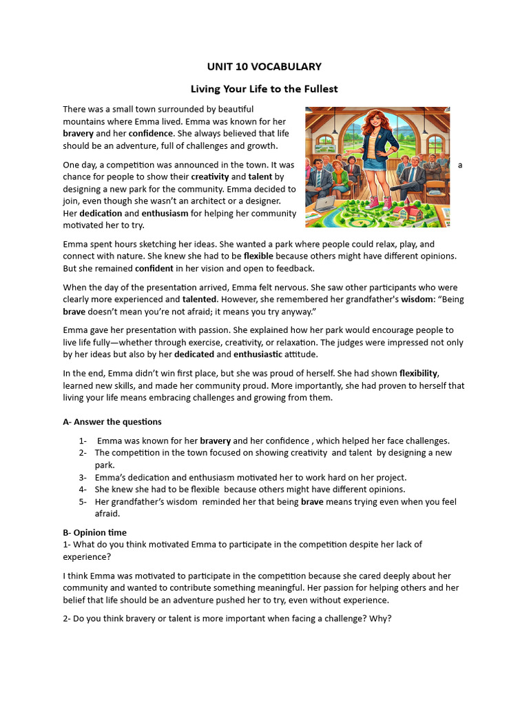E6 Unit 10 | PDF