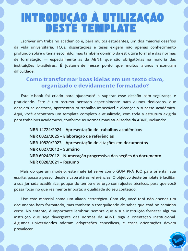 Guia Prático para Trabalhos Acadêmicos | PDF