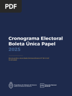 Calendario Electoral 2026: Fechas Clave | PDF | Votación | Elecciones