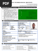 Pom Tech 2026 Application Form | PDF