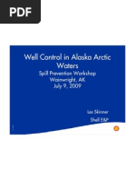 Well Control in Alaska Artic Waters