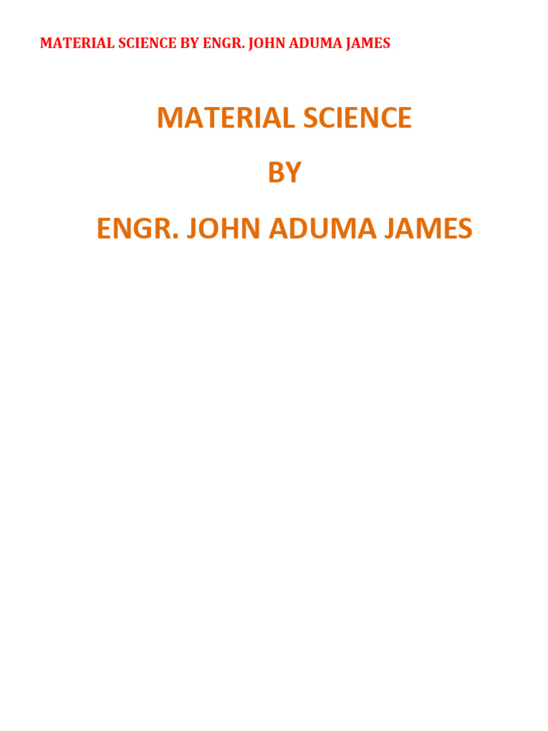 Overview of Materials Science Concepts | PDF | Stainless Steel ...