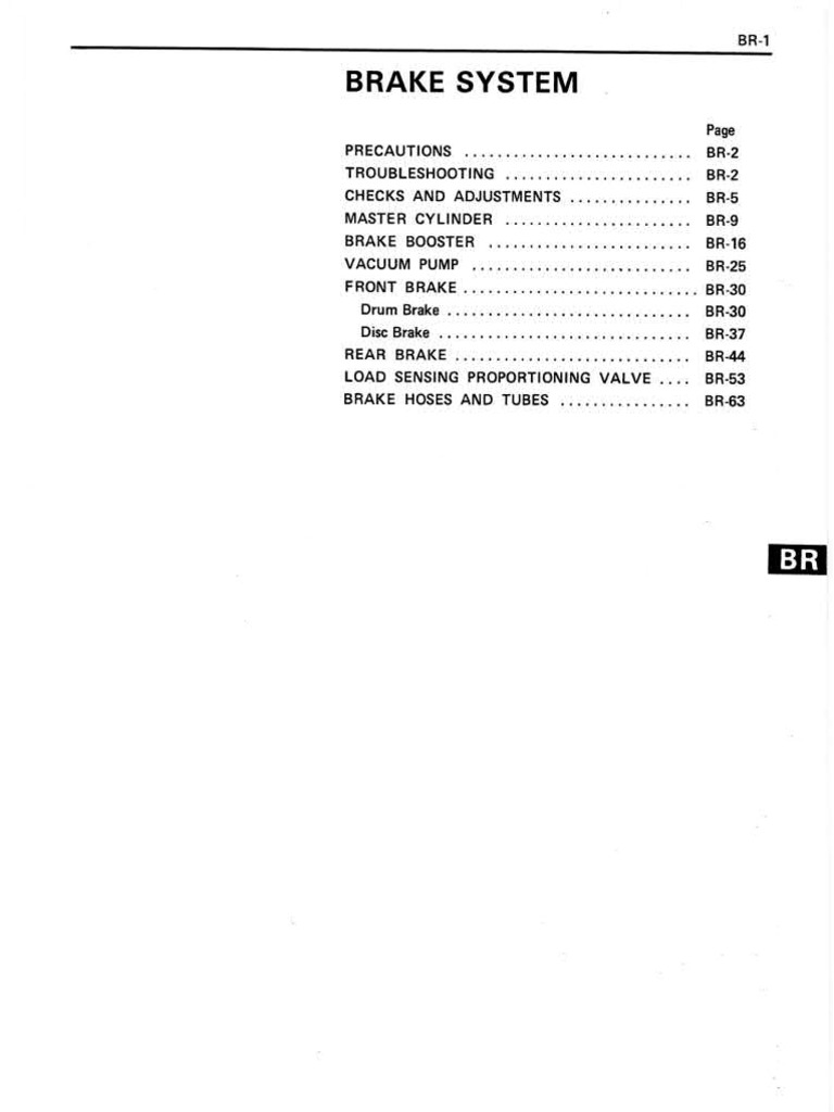 Brake System | PDF