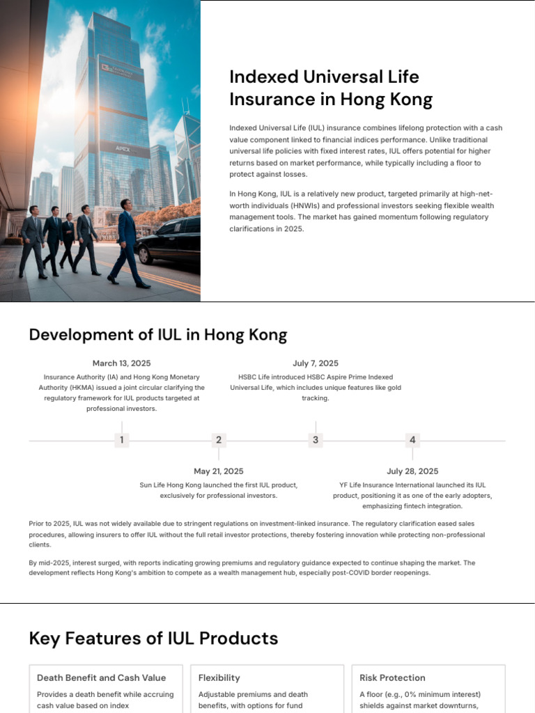 Indexed Universal Life Insurance in Hong Kong | PDF | Insurance | Investing