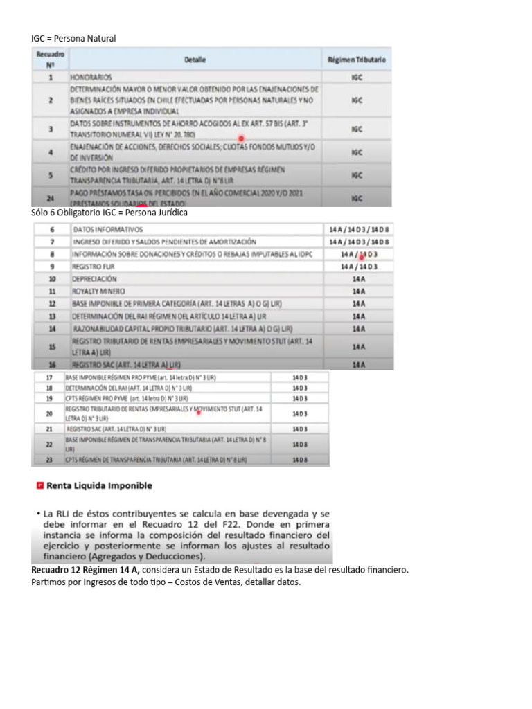 Impuesto a la Renta en Chile: Guía 2023 | PDF | Dividendo | Impuestos