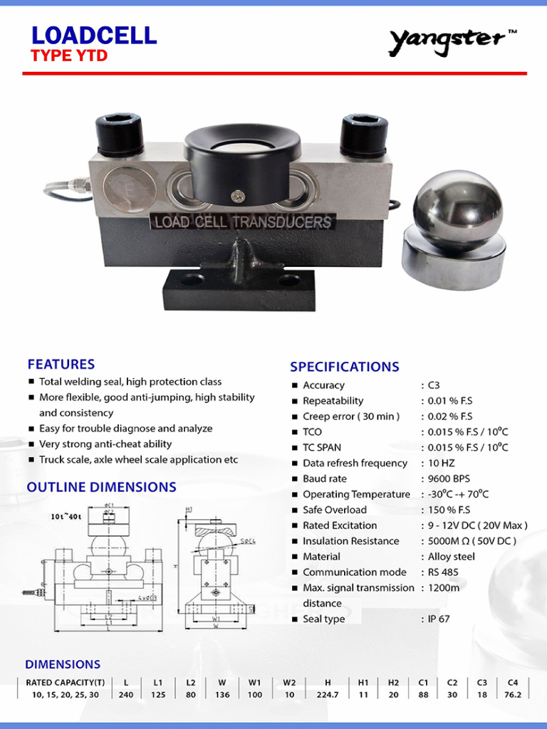 Loadcell Yangster Digital | PDF