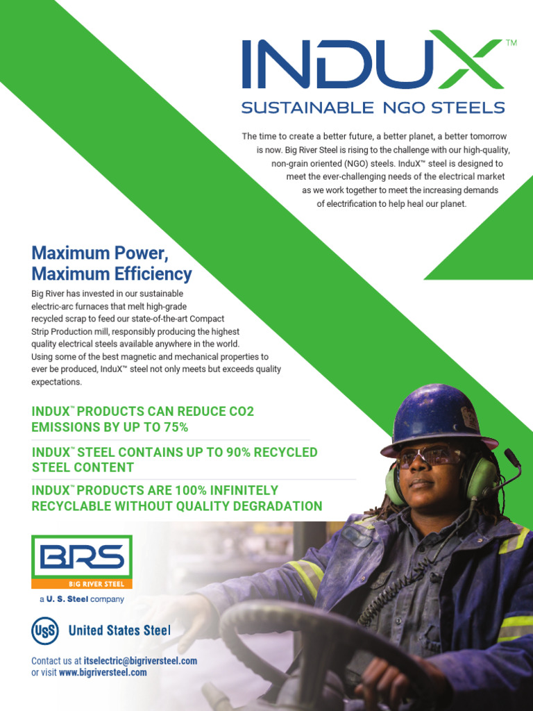 Indux NGO Steel For Motor BRS2302-Indux-FACTSHEET-072623 | PDF