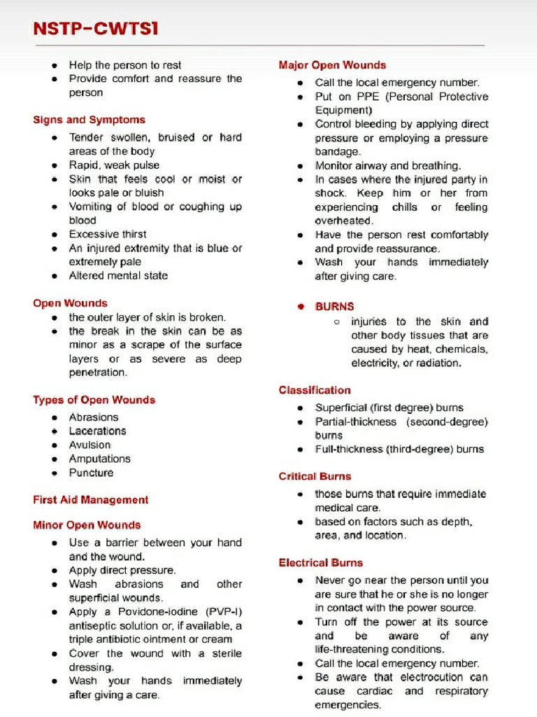 NSTP CWTS 1 | PDF