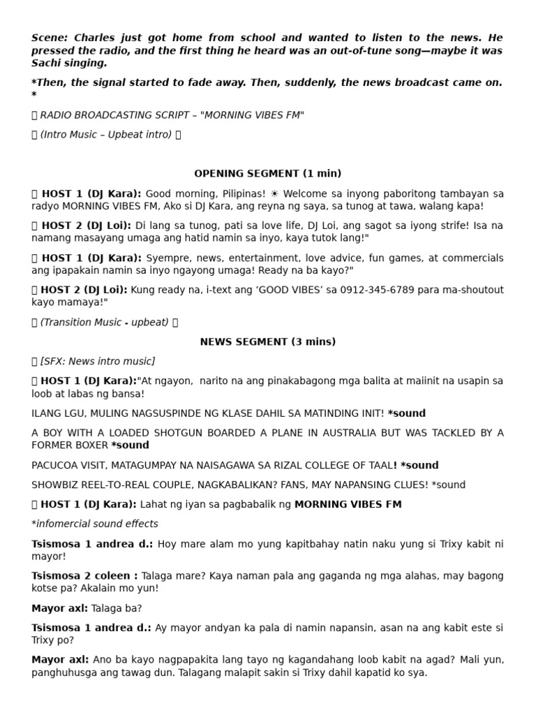 Radiobroadcasting Real 1 | PDF