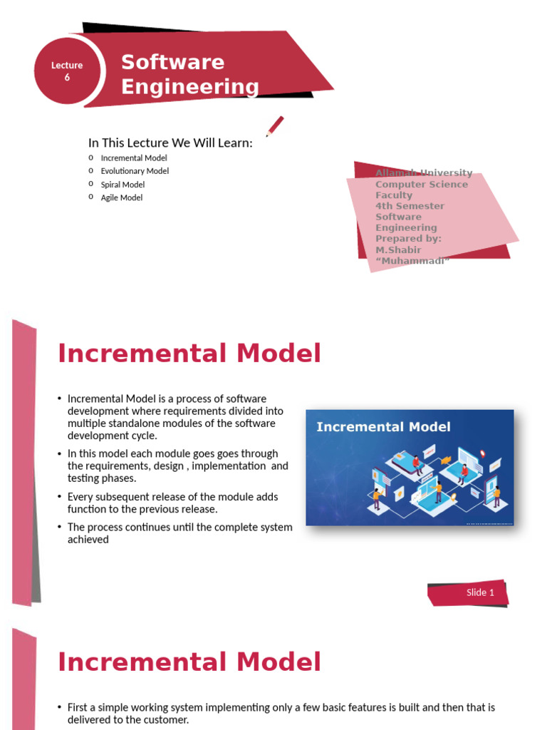 Software Engineering Models Overview | PDF | Software Development ...