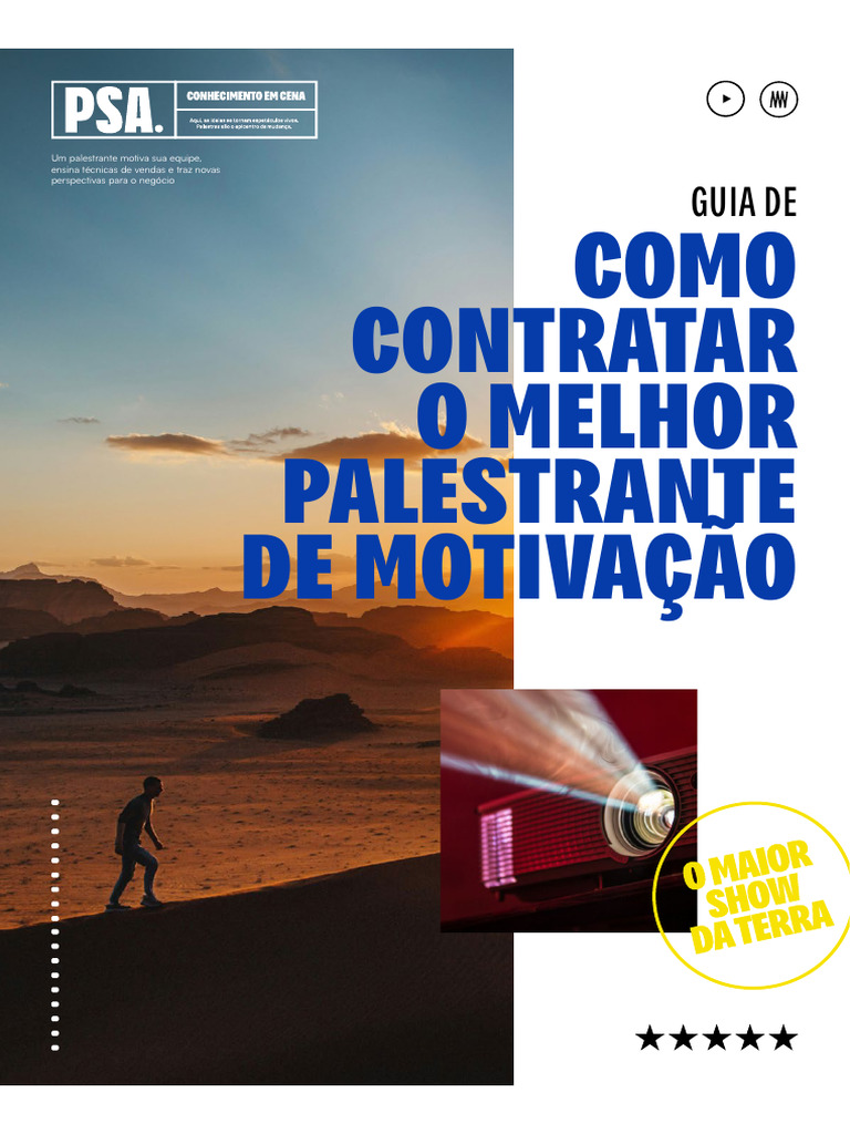 Guia para Contratar Palestrante Motivacional | PDF | Motivação ...